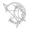 3d, Scorpio Sagittarius cusp tattoo design idea