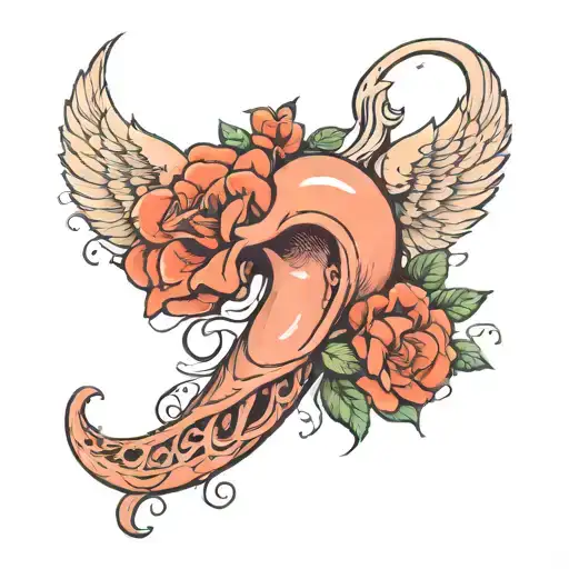 feminist uterus tattoo design idea