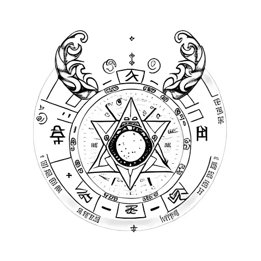 Bracelet with 4 zodiac signs leo, Virgo , Gemini , cancer tattoo design idea