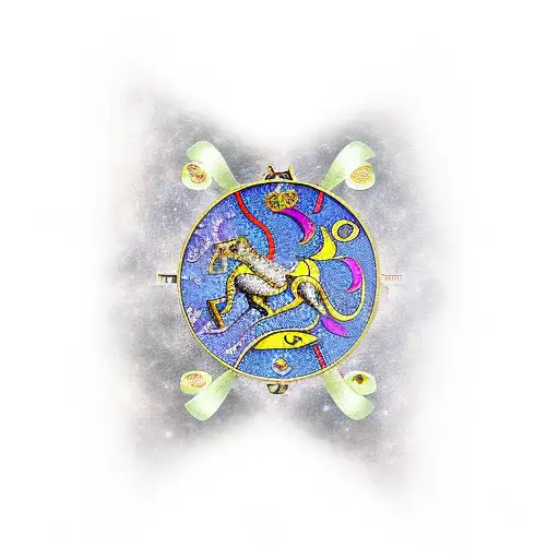 Bracelet with 4 zodiac signs leo, Virgo , Gemini , cancer tattoo design idea