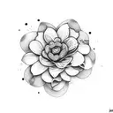 Bras fleuri tattoo design idea