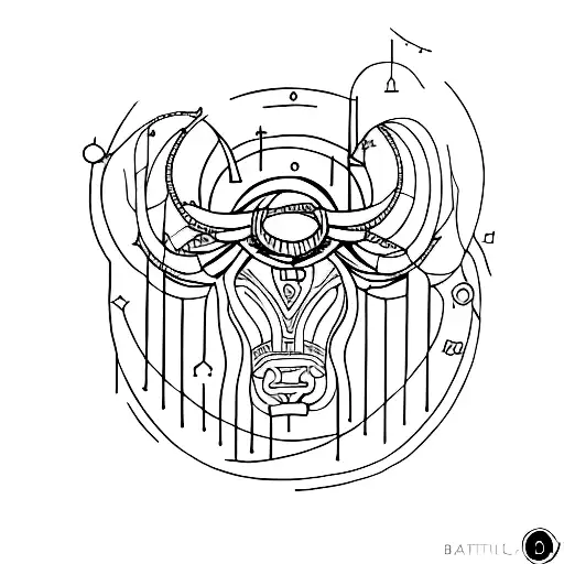 Taurus and libra tattoo design idea