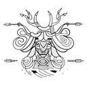 Taurus and libra tattoo design idea