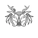 Taurus and libra tattoo design idea