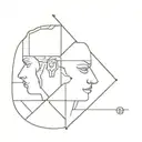 Janus tattoo design idea