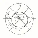 Janus tattoo design idea