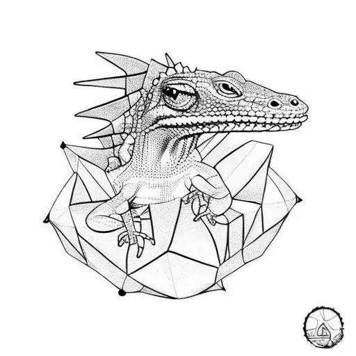 lizard king tattoo design idea