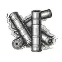 a shotgun shell  tattoo design idea
