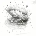 the name rain with a storm cloud and rain falling tattoo design idea