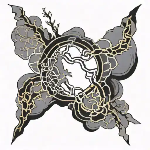 japanese kintsugi word tattoo design idea