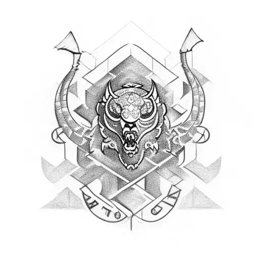 escudo Atlético de Madrid  tattoo design idea