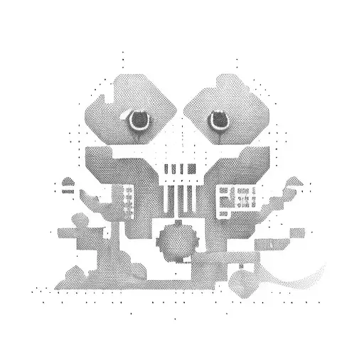 A Hacker Being Alone and leaving away from my family tattoo design idea