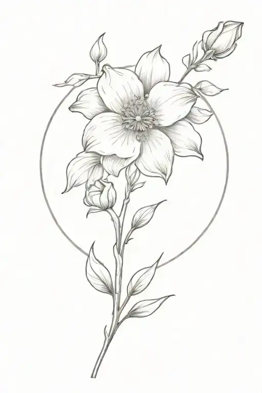 january birth flower april birth flower july birth flower September birth flower cross tattoo design idea