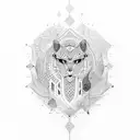 arabic tattoo design idea