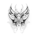 arabic tattoo design idea