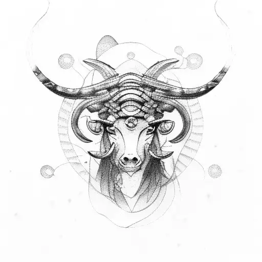 taurus tattoo design idea