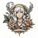 Isla plastic memories tattoo design idea