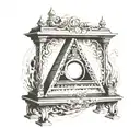 guillotine tattoo design idea