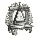 guillotine tattoo design idea