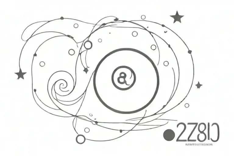 fall seven times, stand up eight ball tattoo design idea