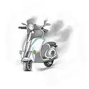 scooter tattoo design idea