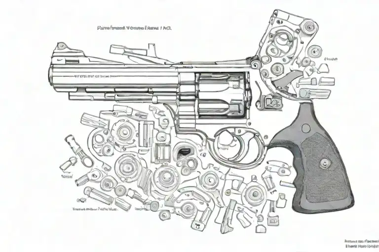 smith n Wesson 357 tattoo design idea