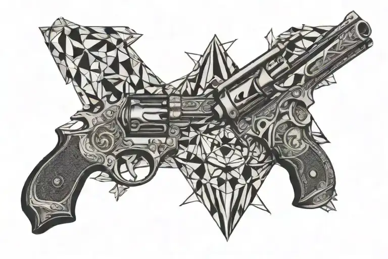 smith n Wesson 357 tattoo design idea