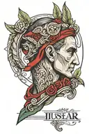 Julius Caesar tattoo design idea