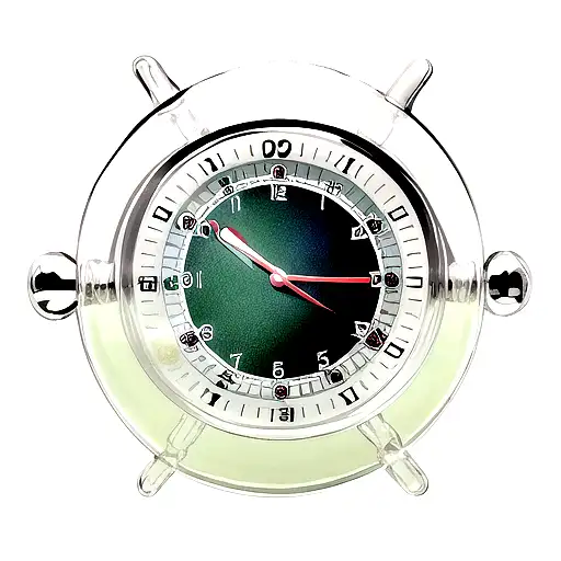 mosasaurus dentro de un reloj tattoo design idea