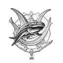 mosasaurus  tattoo design idea