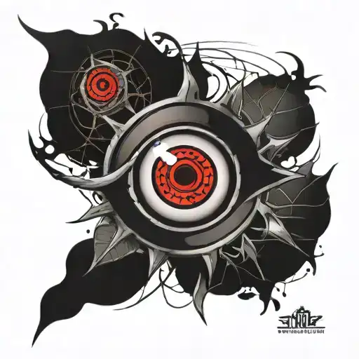 sharingan eye tattoo design idea
