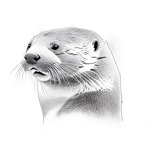 otter palstek mtb climbing tattoo design idea