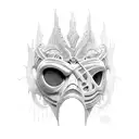 mask prometheus from ds tattoo design idea