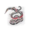 sword snake tattoo design idea