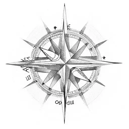 Celtic Compass Tattoo Stock Vector | Adobe Stock