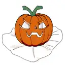 pumpkin tattoo design idea