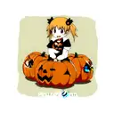 pumpkin tattoo design idea