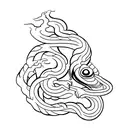 cobra do Eterno retorno   tattoo design idea