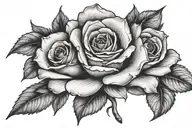 Diana Rose tattoo design idea