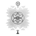 alchemy tree of life tattoo design idea