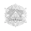 alchemy tree of life tattoo design idea
