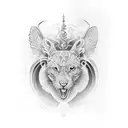 Virgo male  tattoo design idea