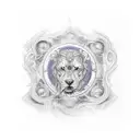 Virgo male  tattoo design idea