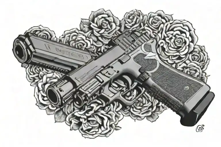 glock 19 tattoo design idea
