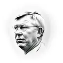 Sir Alex Ferguson tattoo design idea