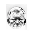 Sir Alex Ferguson tattoo design idea