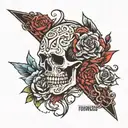 forgiven tattoo design idea