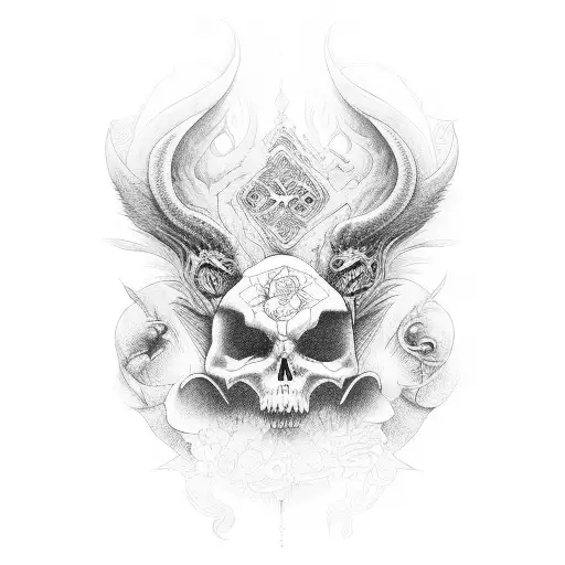 alas demonia y ángel como las de duki tattoo design idea