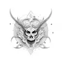 alas demonia y ángel como las de duki tattoo design idea