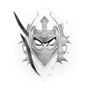 ninja tattoo design idea